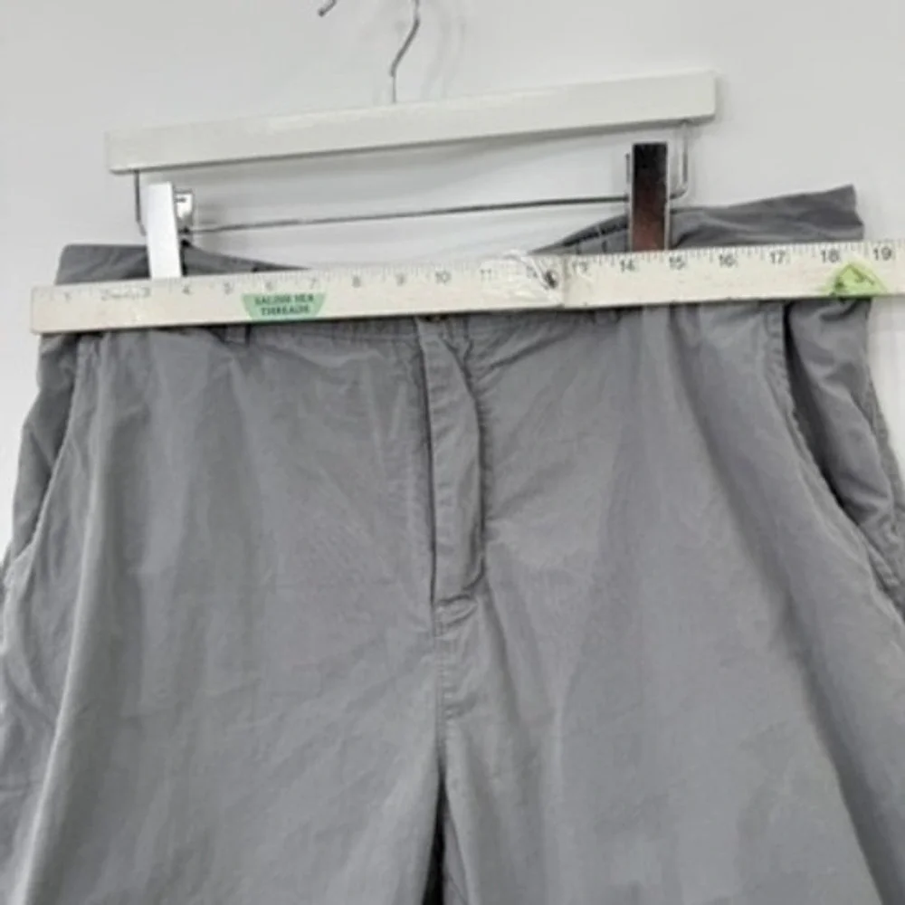 Johnnie O Chino Shorts Mens 38 Grey West Coast Prep Coastal Summer Beach Classic